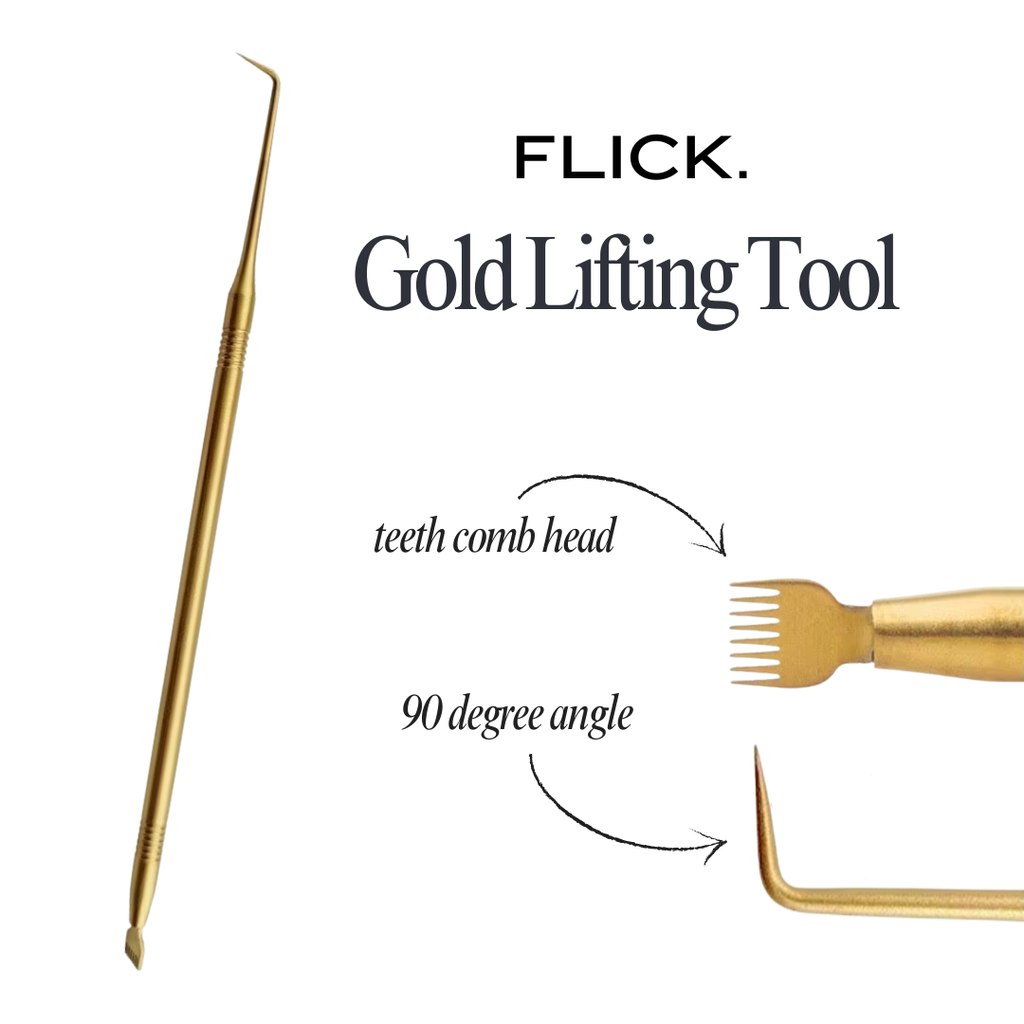Gold Lash Lifting Tool
